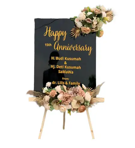 Papan Bunga Akrilik Long Kali