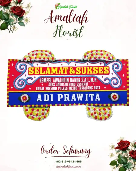 Papan Bunga Ucapan Selamat Long Kali